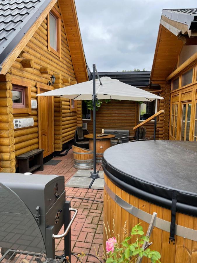 Wellness Huette Am Zwenkauer See Bei Leipzig Екстер'єр фото