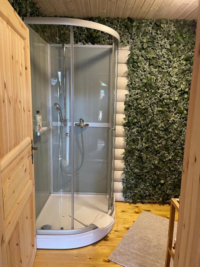 Wellness Huette Am Zwenkauer See Bei Leipzig Екстер'єр фото