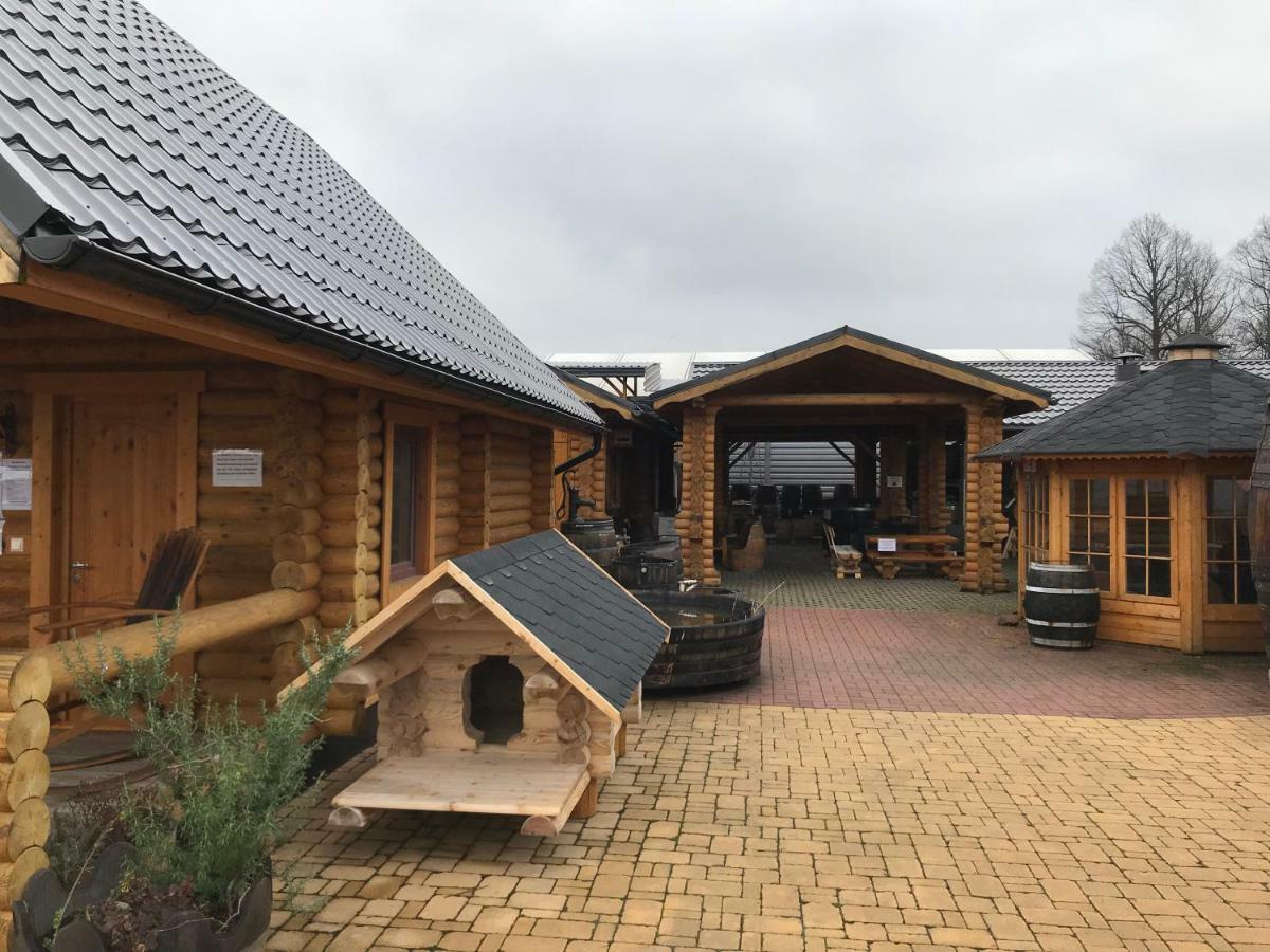 Wellness Huette Am Zwenkauer See Bei Leipzig Екстер'єр фото