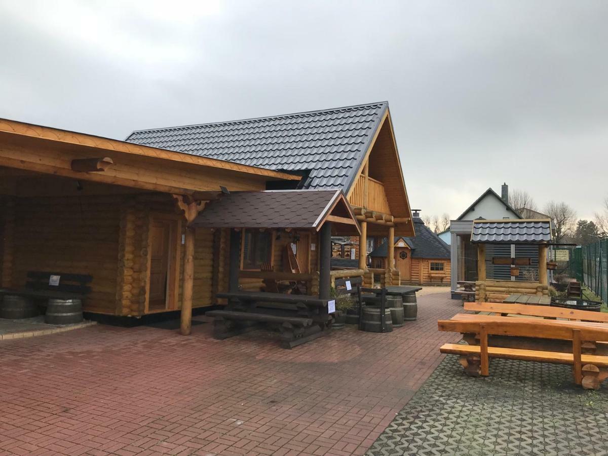 Wellness Huette Am Zwenkauer See Bei Leipzig Екстер'єр фото
