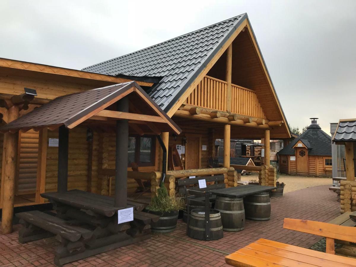 Wellness Huette Am Zwenkauer See Bei Leipzig Екстер'єр фото