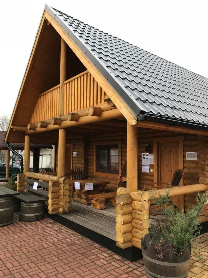 Wellness Huette Am Zwenkauer See Bei Leipzig Екстер'єр фото